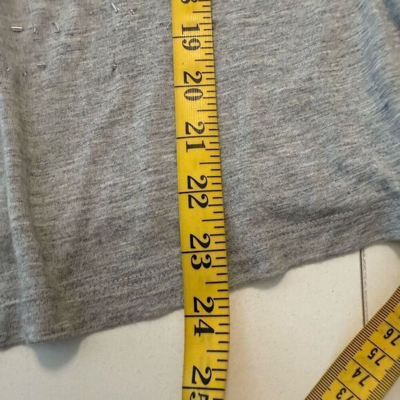 Talbots Heather Gray Beaded Short Sleeve T Shirt Size S - Picture 13 of 13